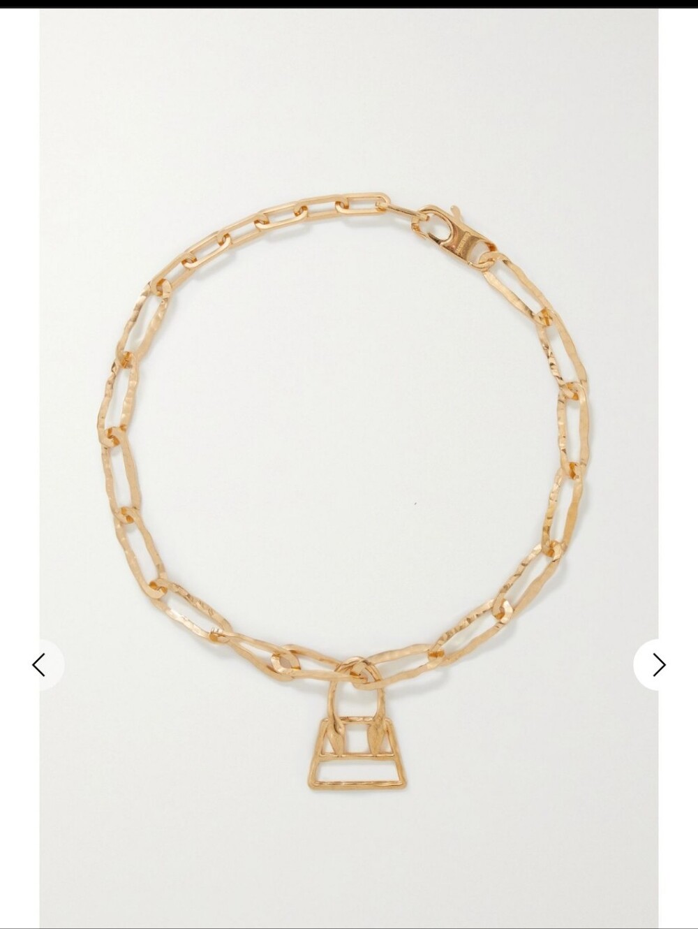 NWB JACQUEMUS Gold Le Collier Chiquito Necklace - Picture 2 of 16